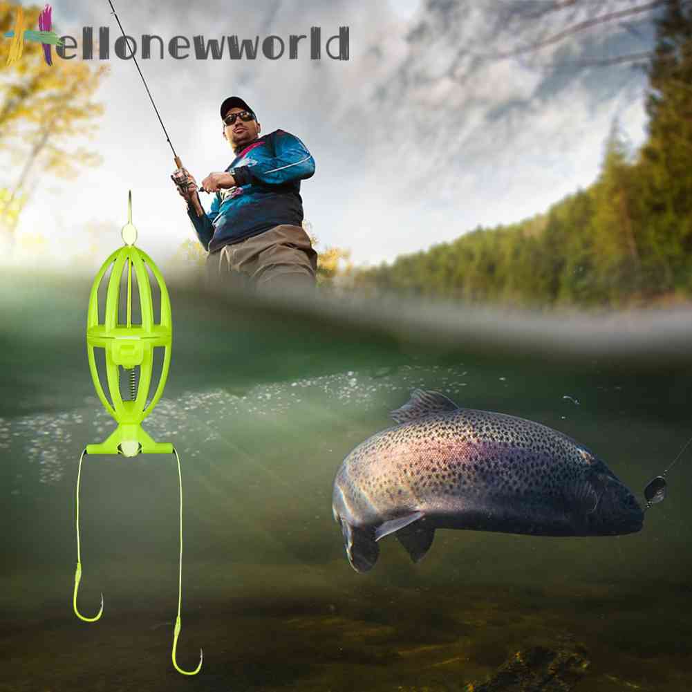 Set 4 Lồng Nhựa Đựng Mồi Câu Cá Tiện Lợi