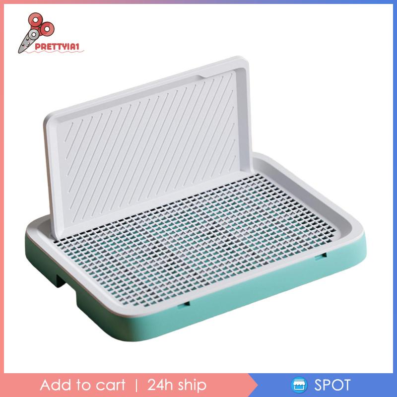 [Prettyia1] Khay Đi Vệ Sinh Cho Thú Cưng Trong Nhà Có Thể Tháo Rời Và Tái Sử Dụng