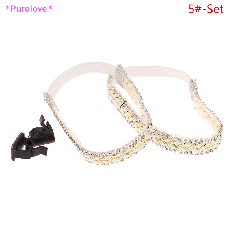 1 Cặp Dây Thắt Nơ Giày Cao Gót Co Giãn Chống Rơi Chống Trượt Dành Cho Nữ Mới