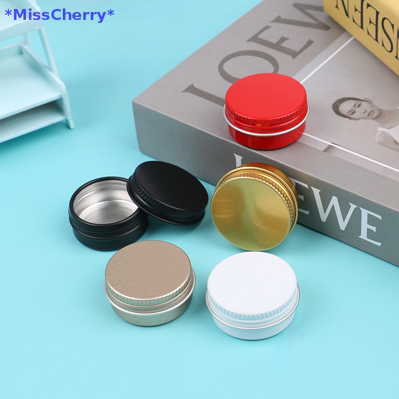 Hộp Thiếc Nhôm 10g 35 * 18mm Đựng Kem / Trà / Mỹ Phẩm Tiện Dụng