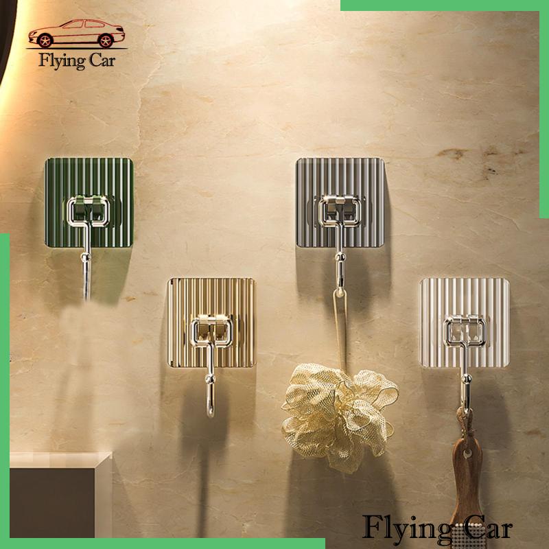 Set 2 5 Móc Treo Đồ Gắn Tường Bằng Acrylic Đa Ứng Dụng Cho Nhà Bếp Nhà Tắm