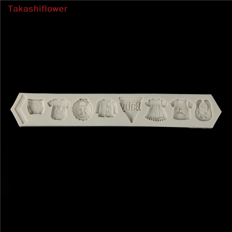 Khuôn Silicone Làm Bánh Hình Quần Áo Em Bé Xinh Xắn