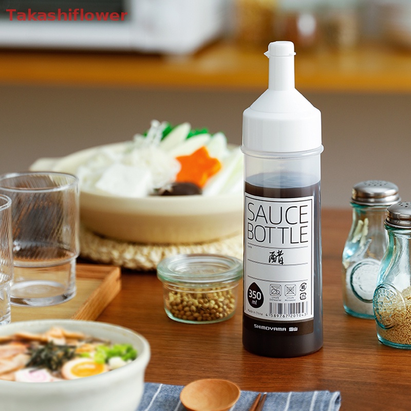 Bình Đựng Nước Sốt 350ml Có Nắp Đậy Tiện Dụng Cho Nhà Bếp