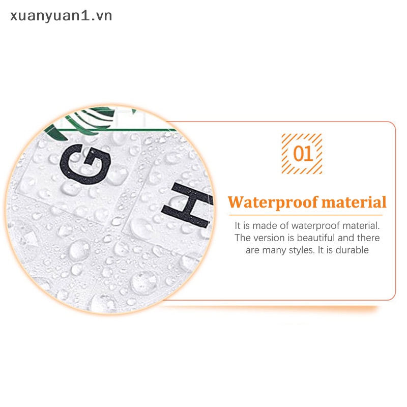 Set 10 Kẹp Đánh Dấu Trang Sách Hình Lá Cờ Nhiều Màu Chống Thấm Nước Tiện Dụng