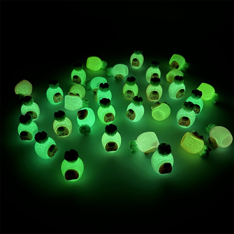 1 Đồ trang trí Quả Bơ / Dứa Dorami Mini Phát Sáng Dùng Để Trang Trí