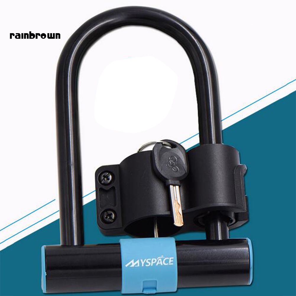 Ổ Khóa Chữ U Chống Trộm Bằng Điện Kèm Chìa Khóa