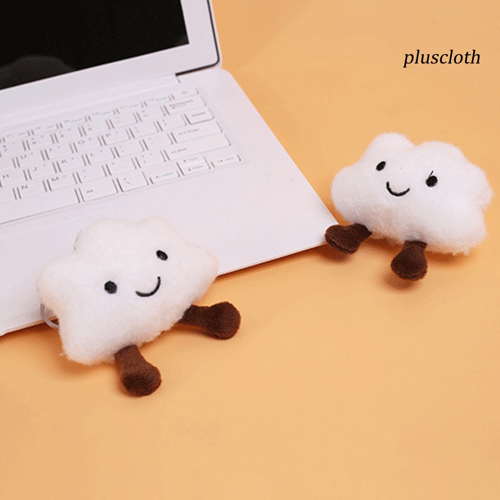Móc Khóa Hình Đám Mây Nhồi Bông Mềm Mại Đáng Yêu