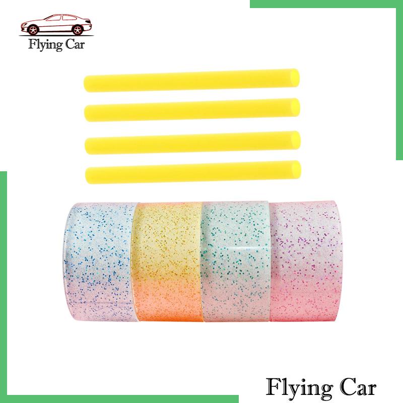 [Lzdjfmy2] 4 Cuộn Băng Dính Kim Tuyến Nano Trong Suốt Cho Người Lớn Làm Đồ Thủ Công DIY