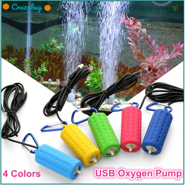 Cr Máy Bơm Oxy Mini USB Tiết Kiệm Năng Lượng Cho Bể Cá