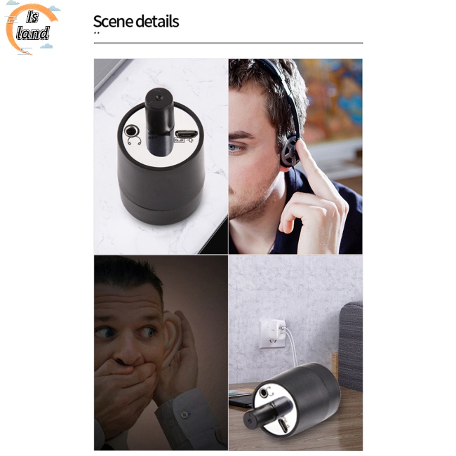 Bộ Khuếch Đại Âm Thanh Micro Gắn Tường Chống Rò Rỉ Tiện Dụng