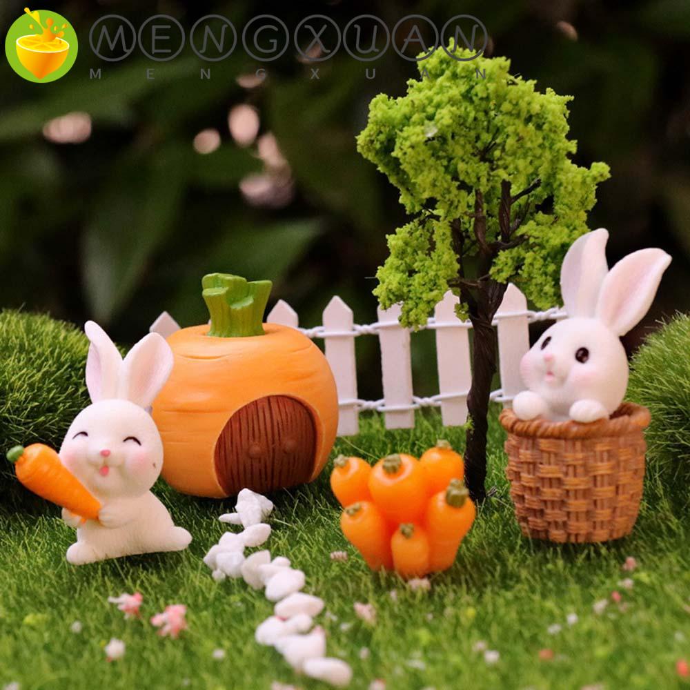 Mô Hình Chú Thỏ Nhỏ Nhắn Trang Trí Đáng Yêu