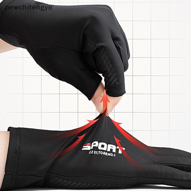 Găng Tay Thể Thao Nửa Ngón Bằng Lụa Lạnh Thoải Mái Cho Nam Và Nữ