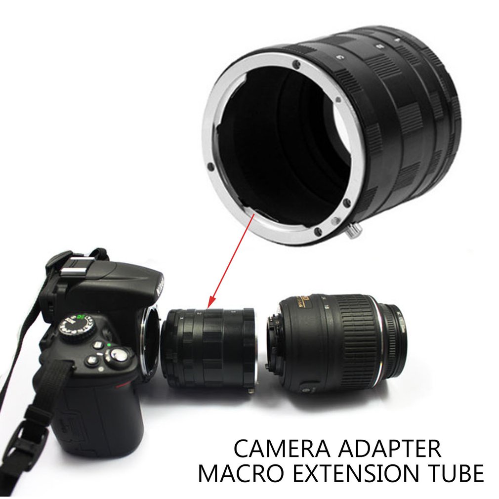 Camera Adapter Macro Extension Tube Ring For Nikon  Lens [Q/14]