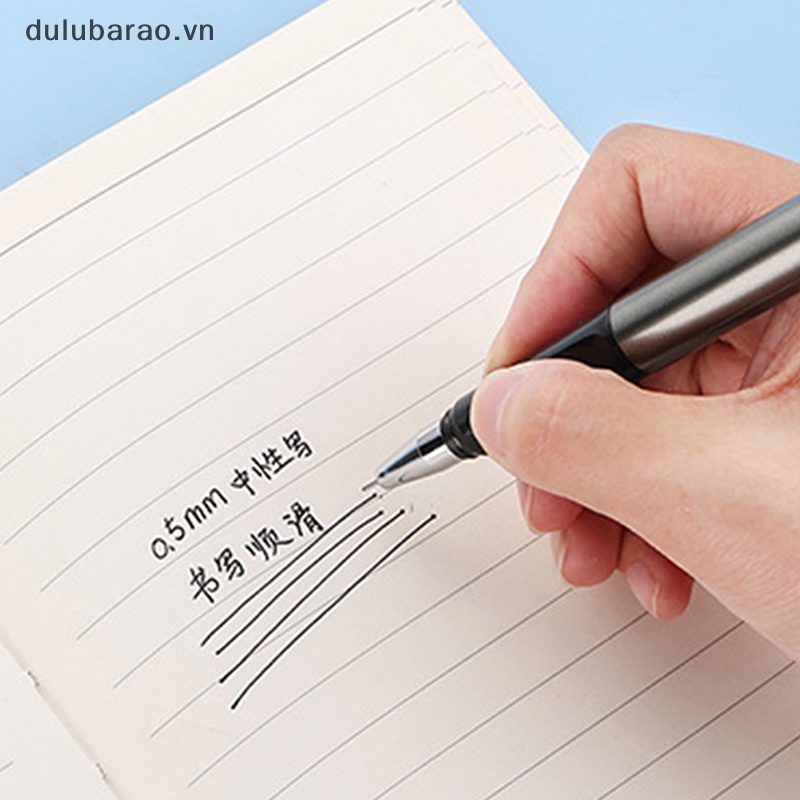 DUL 1pcs sáng tạo máy bay trực thăng kim loại gel bút 0.5mm bằng văn bản mới lạ trẻ em Đồ chơi Quà Tặng Bút trường văn phòng phẩm văn phòng phẩm Nguồn cung cấp AO