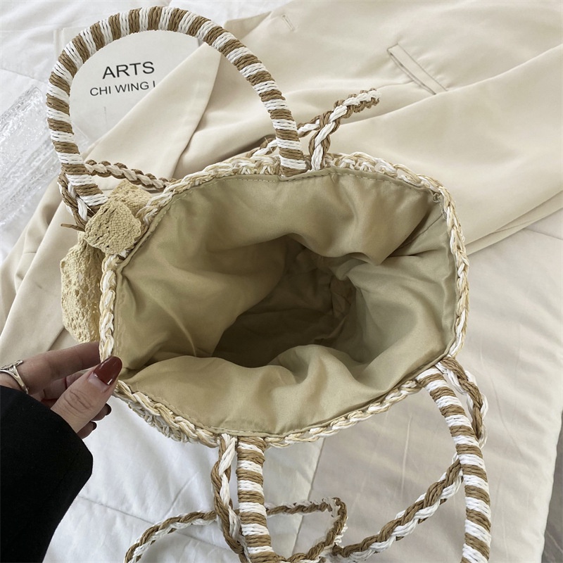 Túi Xách Đan Cói Thời Trang Hàn Quốc Mới Cho Nữ