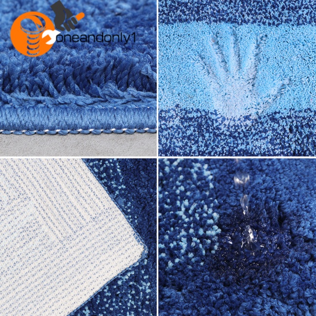 Thảm Chùi Chân Bằng Sợi Micro Siêu Thấm Hút Chống Trượt Thiết Kế Đơn Giản Hiện Đại Cho Phòng Tắm