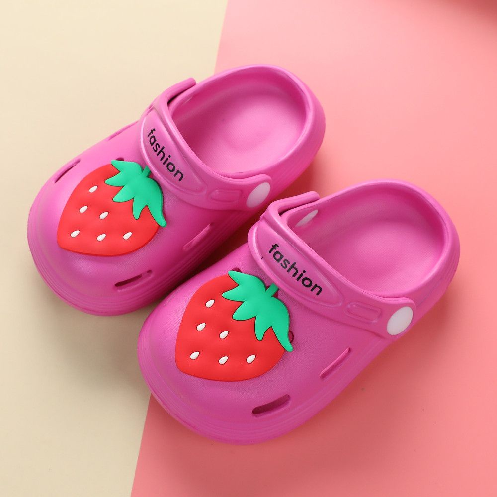 Hoạt Hình Xăng đan EVA Hình Mèo Dâu Tây Dễ Thương Cho Bé Gái