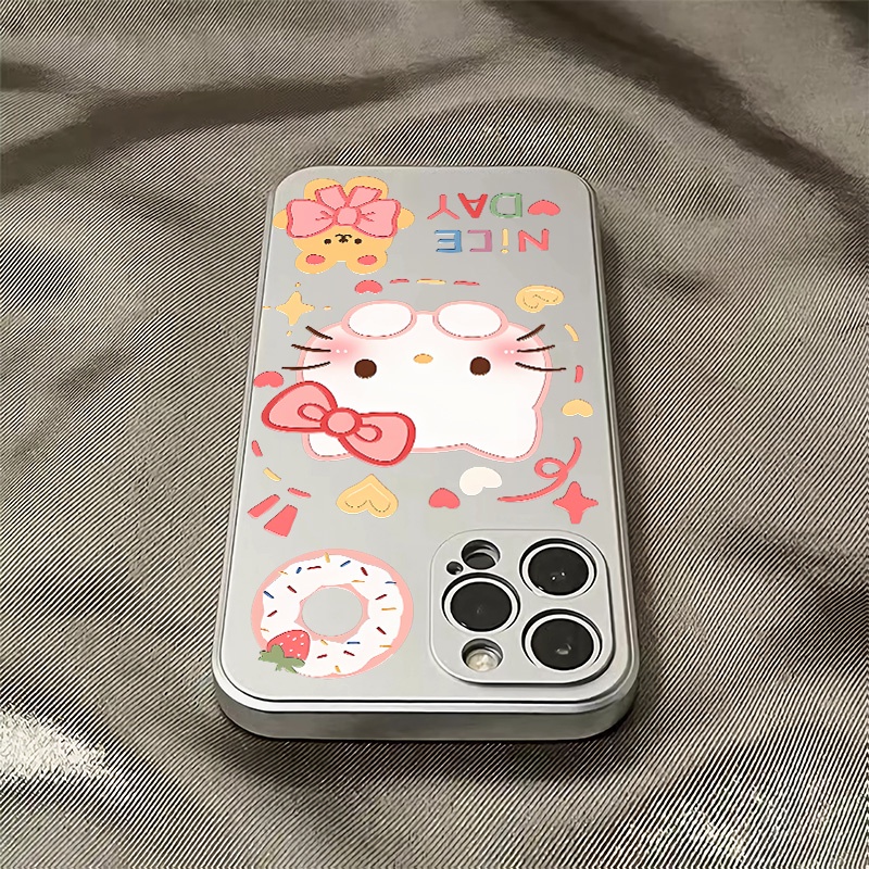 Ốp Điện Thoại Silicon TPU Mềm Mạ Điện Hình Cún Dễ Thương Chống Sốc Cho IPhone 14 13 12 11 Pro XS Max XR X 8 + 7 6S Plus