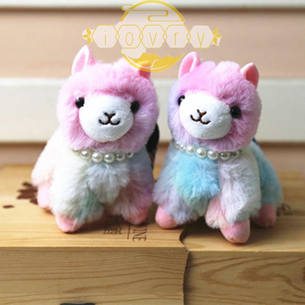 Móc Khóa Hình Lạc Đà Alpaca Nhồi Bông Mềm Mại Đáng Yêu