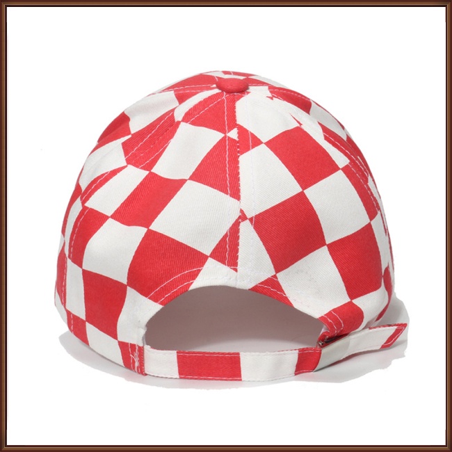 Mũ Lưỡi Trai Chống Nắng Họa Tiết Sọc Caro Có Thể Điều Chỉnh Kích Cỡ Cho Nam Và Nữ