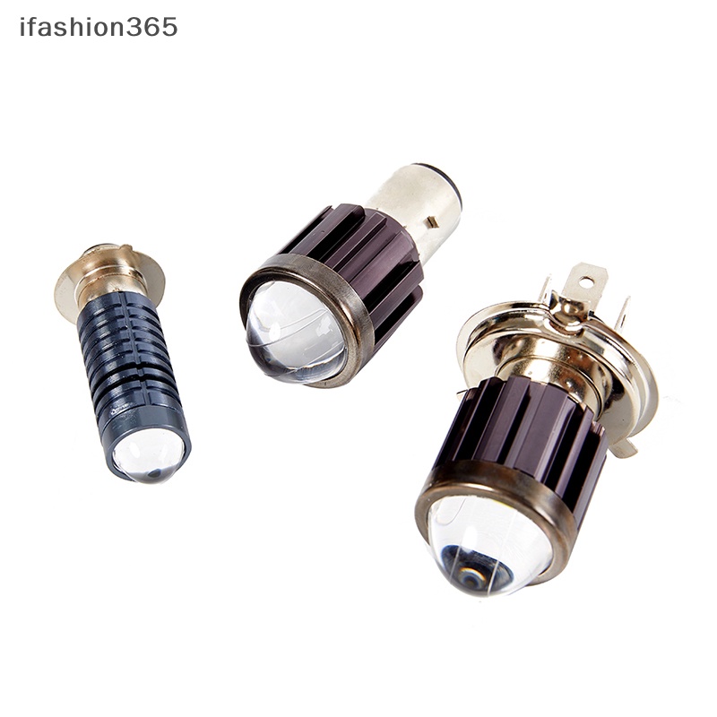 1 Bóng Đèn Pha Led H4 BA20D Hai Màu 3000K 6000K Cho Xe Máy Scooter ATV