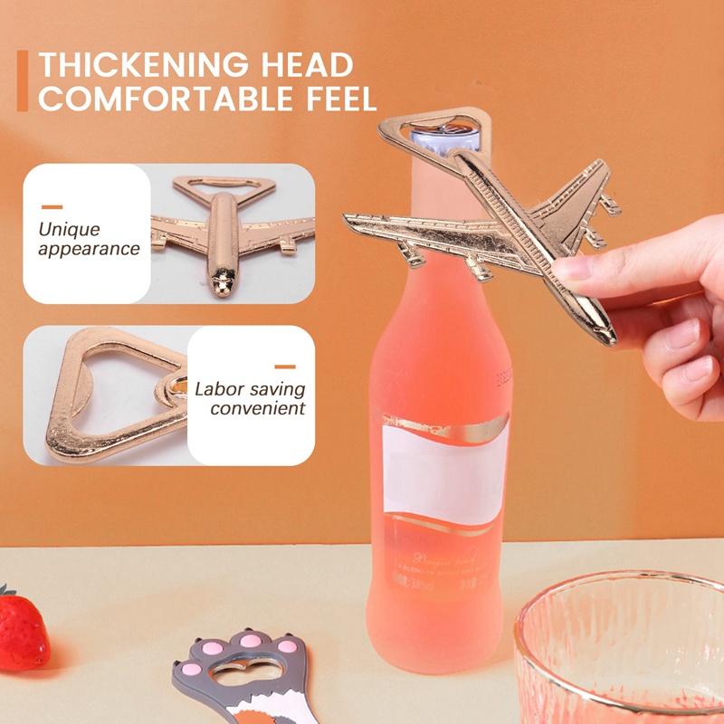 Bộ 12 Dụng Cụ Mở Nắp Chai Hình Máy Bay Độc Đáo