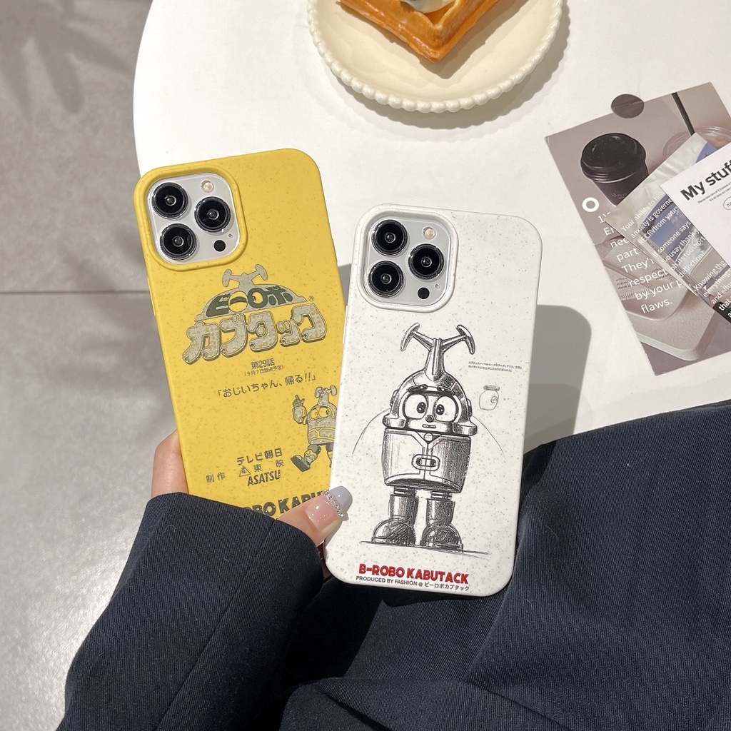 Ốp Điện Thoại PC Viền Silicon Mềm Chống Sốc Họa Tiết Hoạt Hình Đơn Giản Cho iPhone 14 13 12 11 PRO MAX