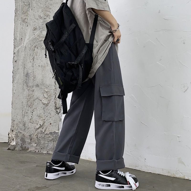 Quần ống rộng Lưng Cao Thiết Kế Mới Đơn Giản Thời Trang Mùa Hè Dành Cho Nữ