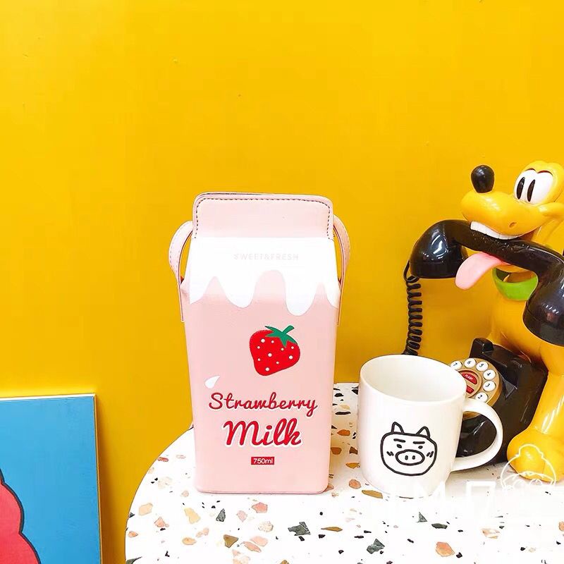 Túi Đeo Chéo Đựng Điện Thoại Thiết Kế Hình Hoạt Hình Dễ Thương Phong Cách Hàn Quốc Dành Cho Nữ