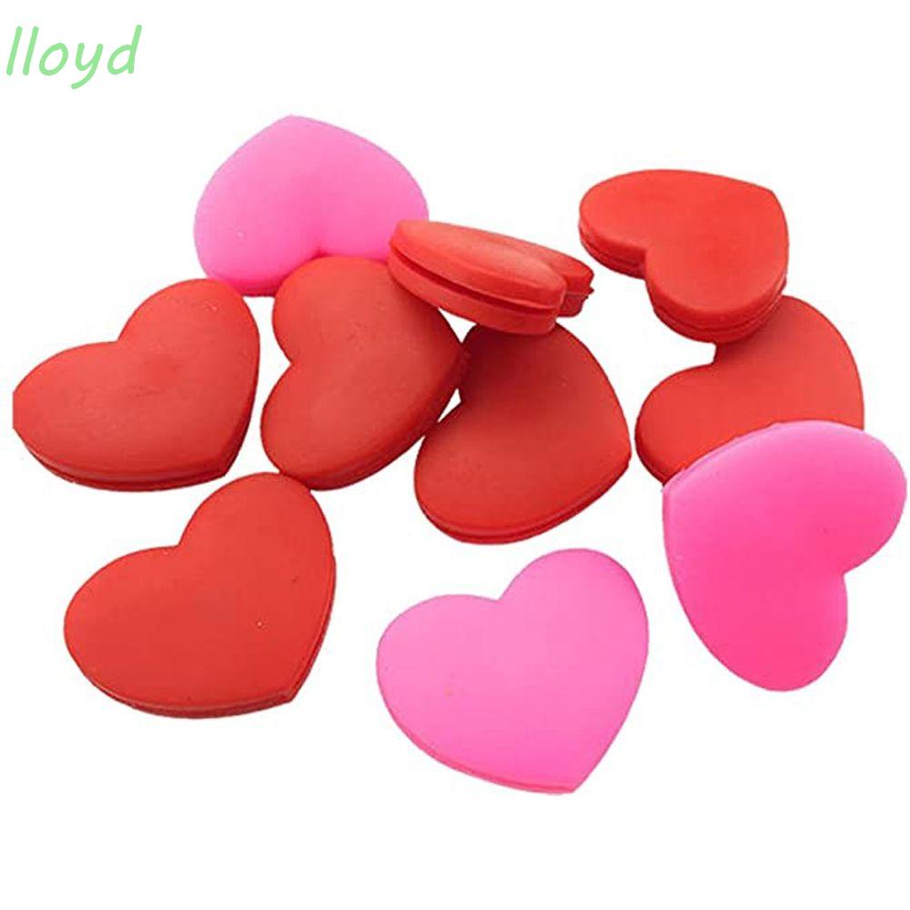 Lloyd Phụ Kiện Giảm Xóc Bằng Silicon Hình Trái Tim Màu Đỏ / Hồng Cho Vợt Tennis Pro Staff Racquet