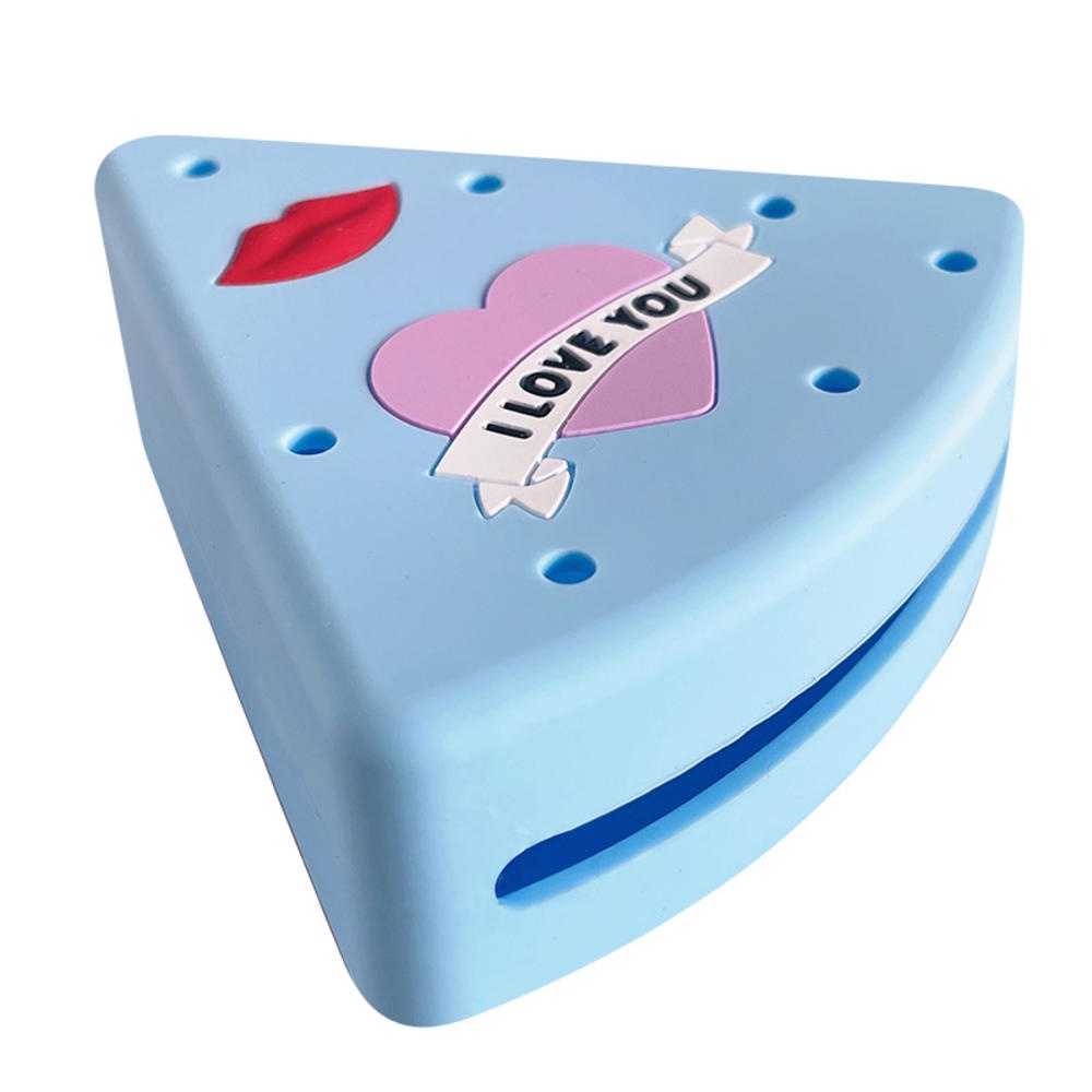 Hộp Đựng Mút Trang Điểm Hình Tam Giác Bằng Silicone Thoáng Khí Chống Bụi