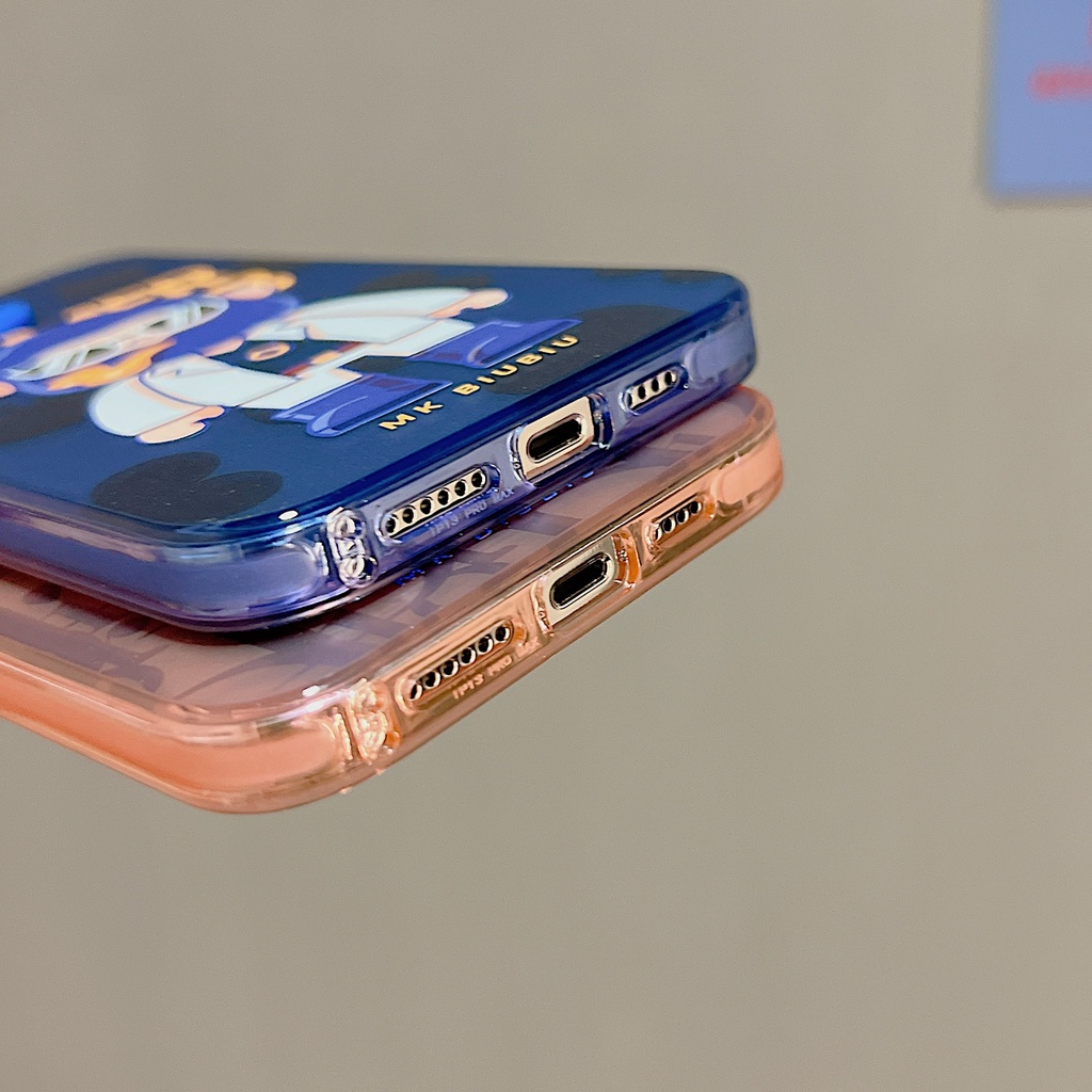 Ốp Điện Thoại TPU Mềm Trong Suốt Chống Sốc Họa Tiết Thời Trang Cho iPhone 11 13 12 14 PRO MAX