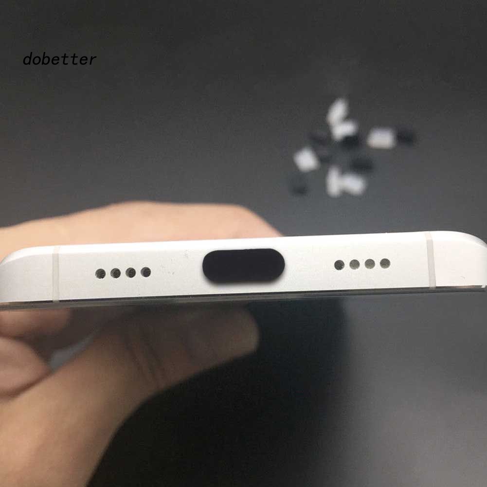 Bộ 5 Nút Bịt Cổng Sạc Type-C Chống Bụi Bằng Silicon Mềm Cho Điện Thoại / Máy Tính Bảng