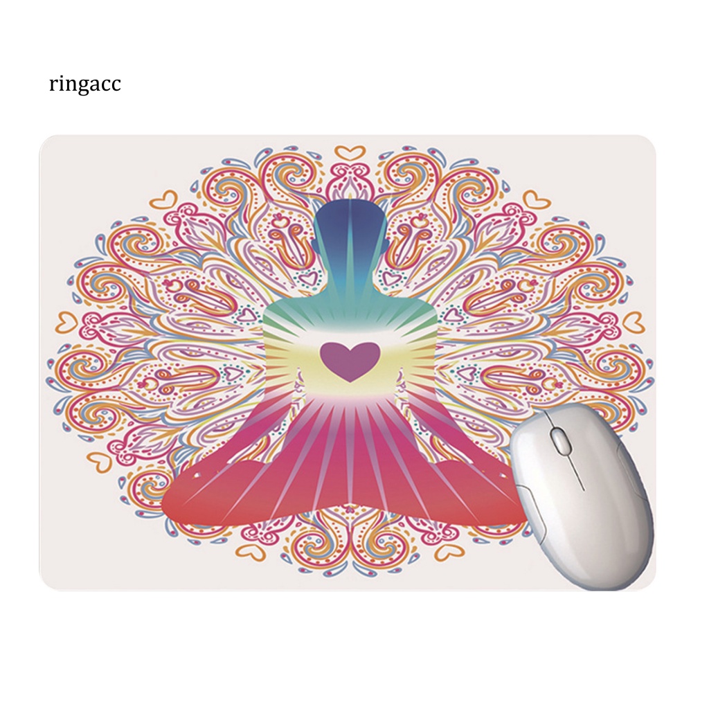 Tấm Lót Chuột RGA Bằng Cao Su Mềm Chống Trượt Họa Tiết Đôi Mắt Sáng Tạo Dùng Trong Văn Phòng
