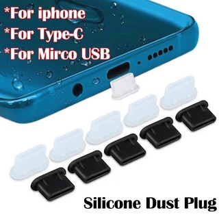Nút bịt cổng sạc type-c & usb bằng silicon mềm chống bụi chống nước cho điện thoại android