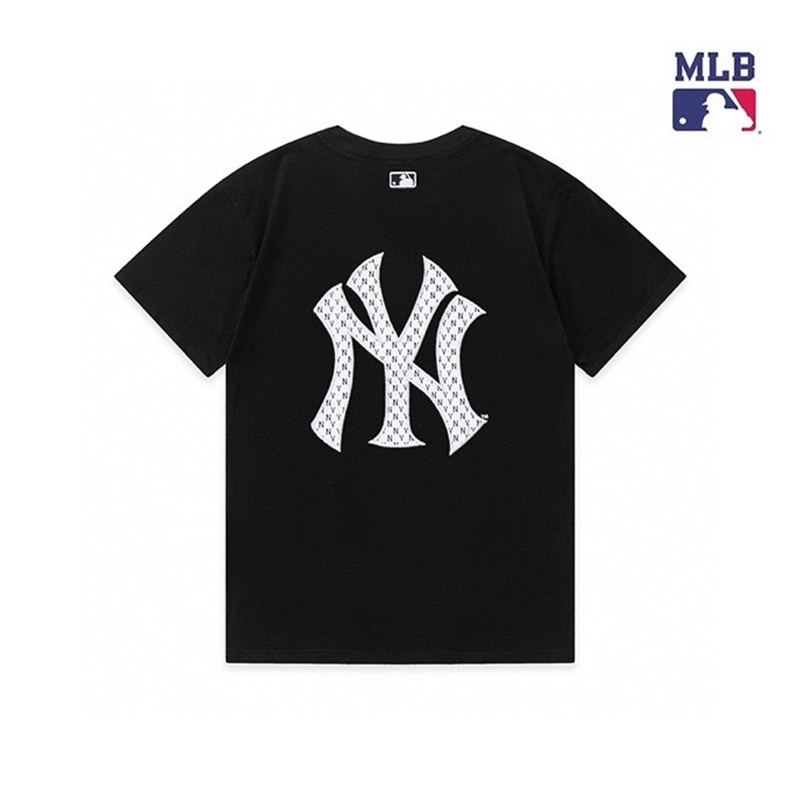 MLB Áo Thun Thể Thao Tay Ngắn Vải Cotton Plus Size Cho Nam Nữ