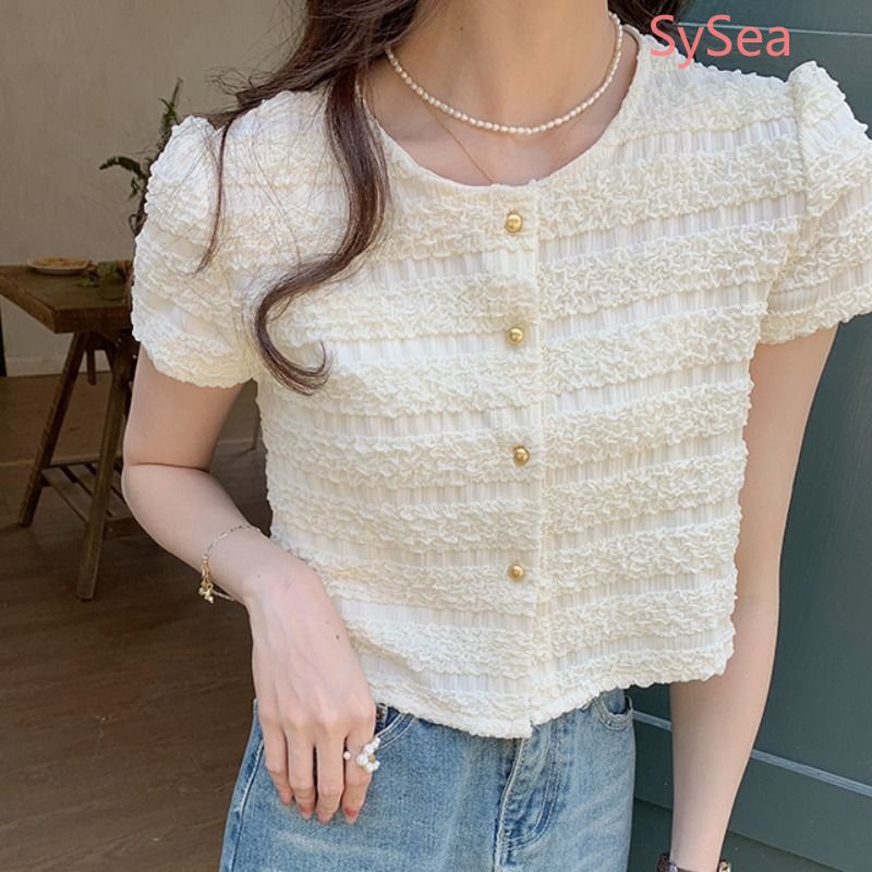 Áo Kiểu Tay Phồng Thời Trang Mùa Hè Cho Nữ