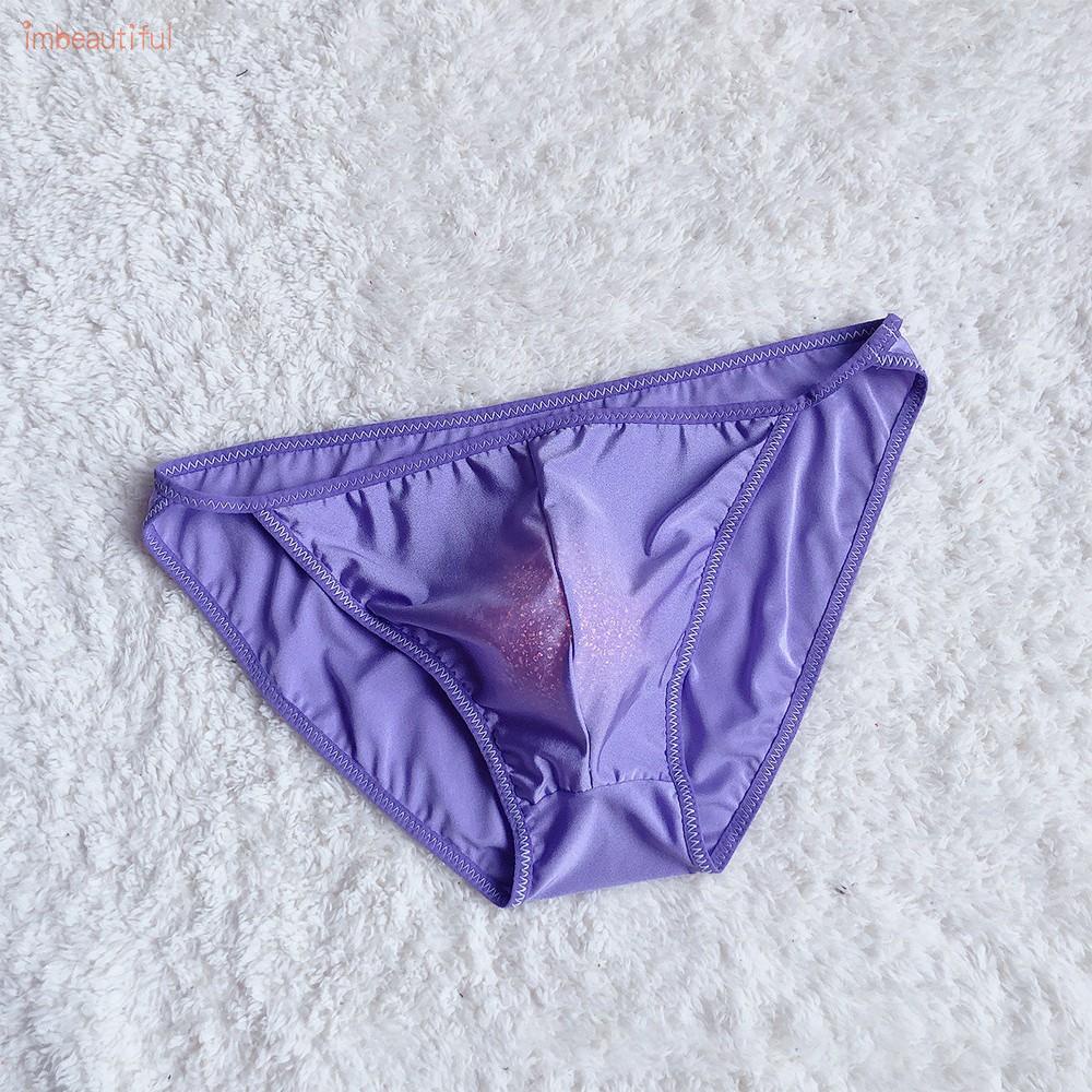 Quần Lót Lụa Lạnh Co Giãn Thoáng Khí Thoải Mái Thời Trang Nam Bốn Mùa