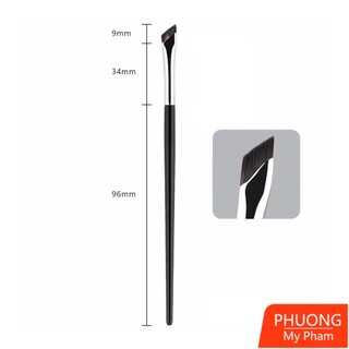 Cọ kẻ mắt, cọ eyeliner hình liềm vát chéo siêu mềm mảnh