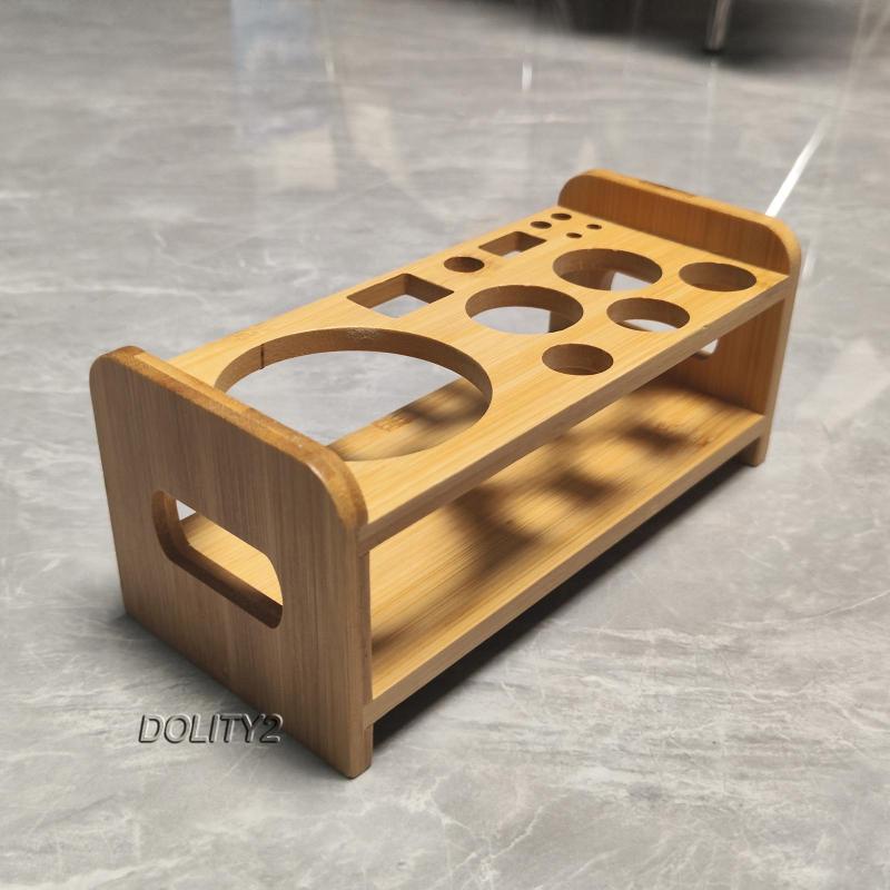 [Dolity2] Giá Đỡ Bình Lắc Cocktail Bằng Gỗ Ổn Định 13 Lỗ Cho Người Mới