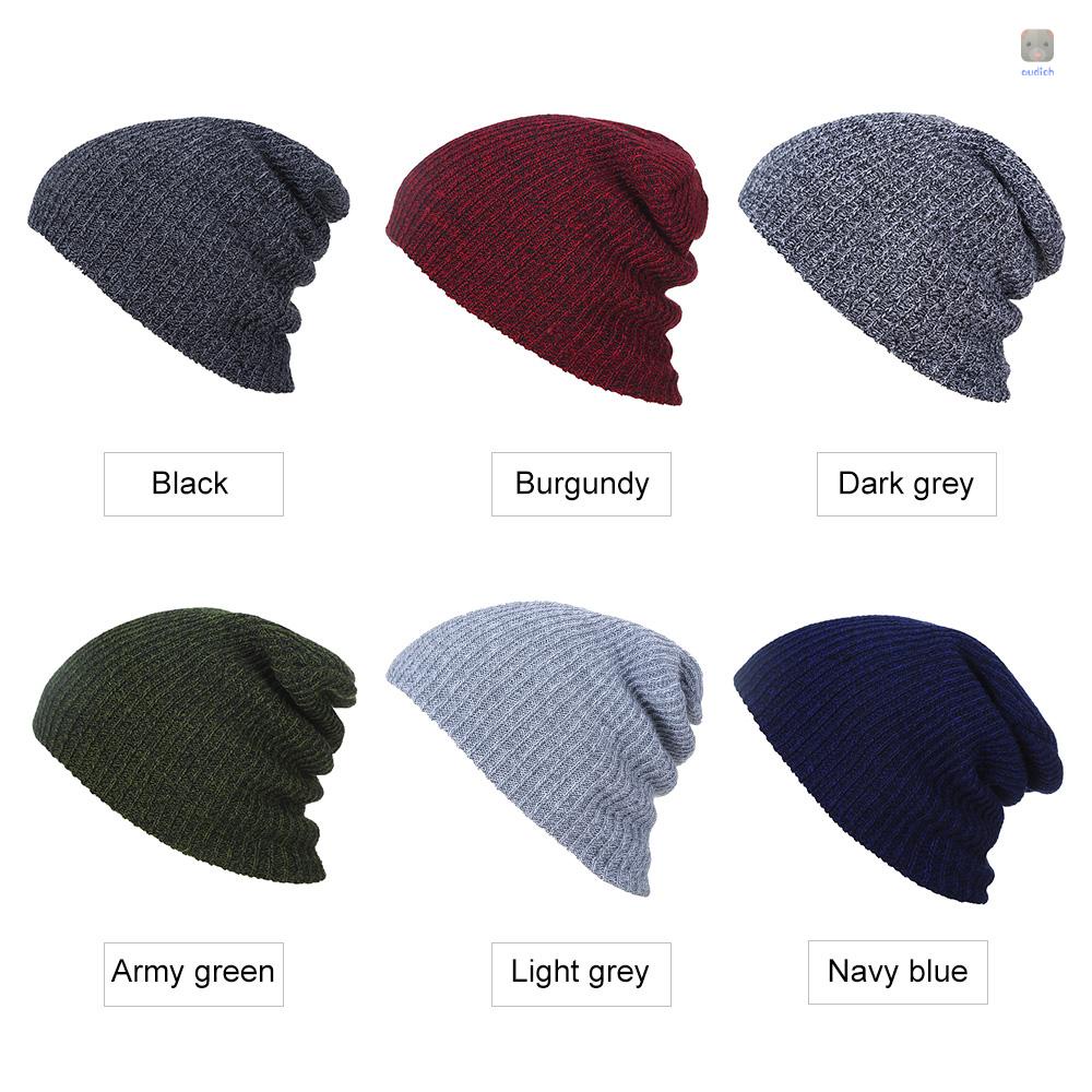Mũ Đan Len Mềm Mại Giữ Ấm Mùa Đông Cho Nam