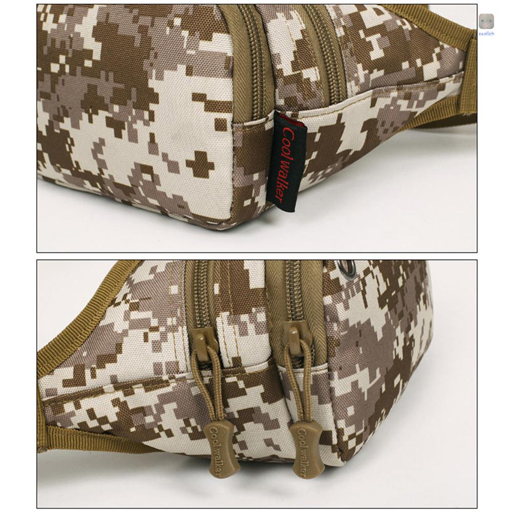 Túi Thể Thao Đeo Chéo Ngực Vải Oxford Họa Tiết Rằn Ri 900D Phong Cách Retro