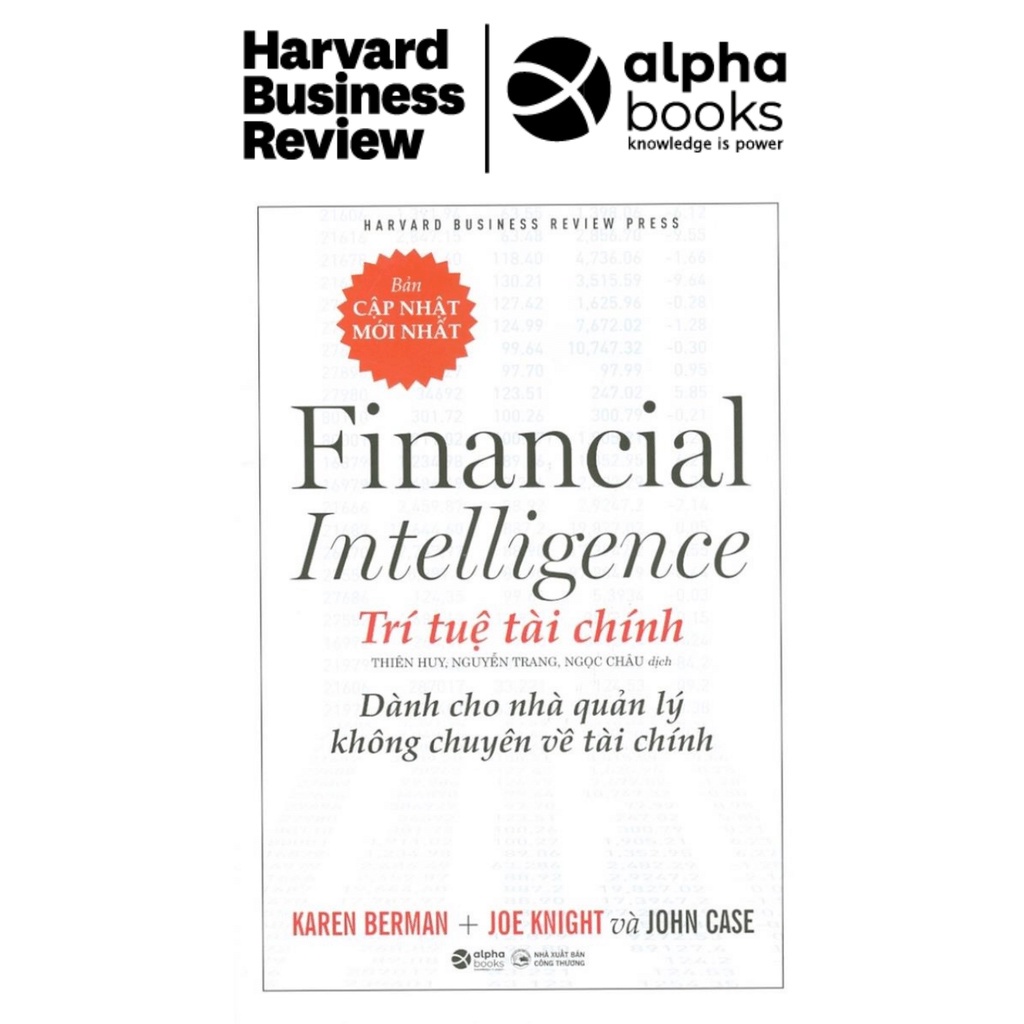 Sách - Trí Tuệ Tài Chính Dành Cho Nhà Quản Lý Không Chuyên Về Tài Chính (Bìa cứng) - Financial Intelligence - HBR