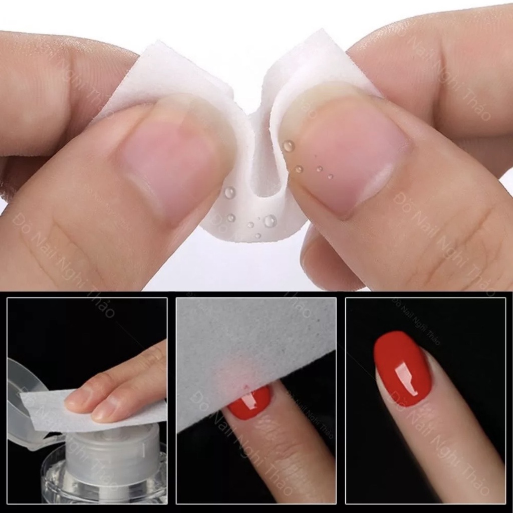 Giấy Lâu Gel Nail, Giấy Chùi Gel