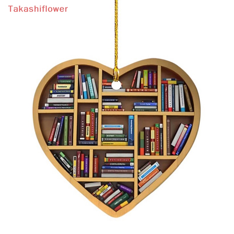 Phụ Kiện Treo Trang Trí Cây Thông Giáng Sinh Hình Trái Tim Bằng Acrylic