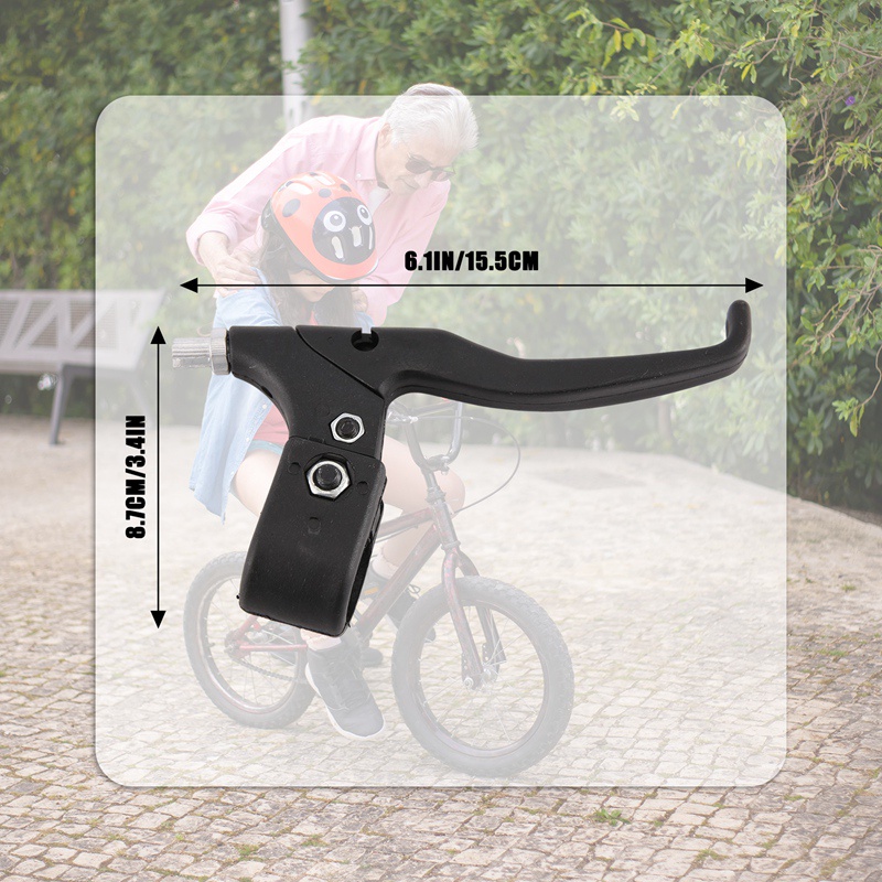 Tay Thắng Trước Và Sau Màu Đen Thay Thế Cho Xe Đạp