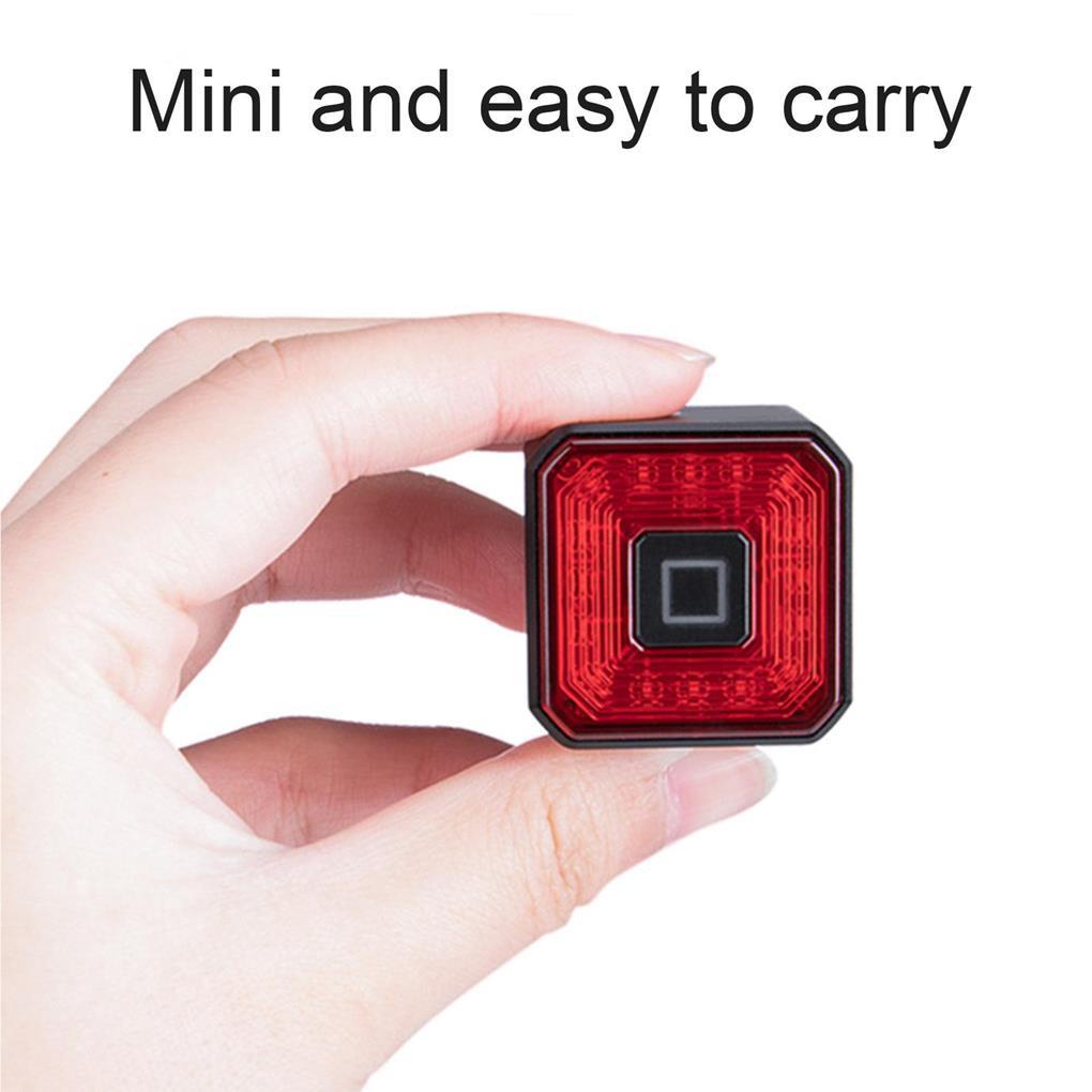 Đèn LED Cảnh Báo An Toàn Nhiều Chế Độ Bằng Nhựa Chống Nước Gắn Đuôi Xe Đạp