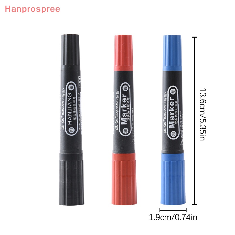 Bút Lông Hai Đầu Ngòi Lớn Không Phai Màu Chống Thấm Nước Dùng Trong Trường Học / Văn Phòng