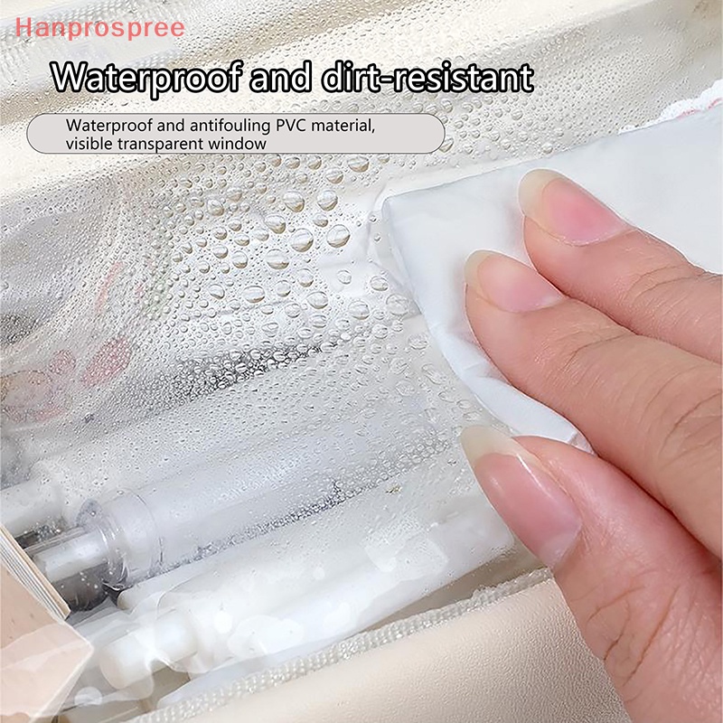 Hanprospree > Túi Đựng Bút Trong Suốt Chống Thấm Nước Sức Chứa Lớn Phong Cách INS