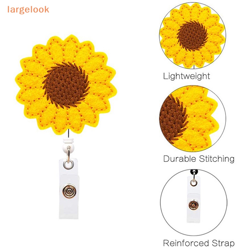 Giá Đỡ Thẻ ID / Tài Liệu Hình Hoa Hướng Dương Dễ Sử Dụng